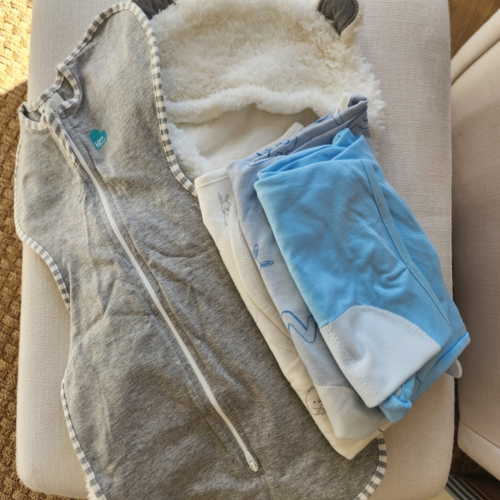 Multiple swaddles! Never used!